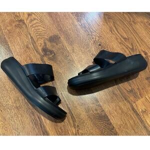 Naturalizer Genn Drift 2 Leather Slide Sandals - Size 8.5 Comfort Footwear